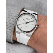 Tissot Prx Red Strap / White