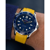 Omega Seamaster 22Mm Rubber Strap 20Mm / Yellow