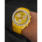 Omega Swatch Sun Strap 20Mm / Yellow