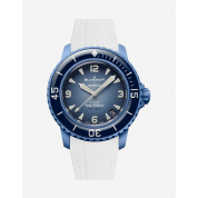 Swatch Fifty Fathoms Strap 22Mm / Premium White / Blancpain