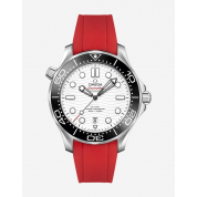 Rubber Strap For Omega X Swatch 20Mm / Red