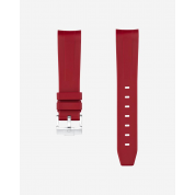 Omega Swatch Saturn Rubber Strap 20Mm / Burgundy