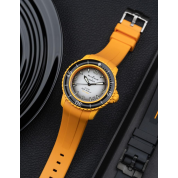 Swatch Fifty Fathoms Rubber Strap / Pacific Ocean Yellow