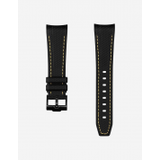 Tissot Watch Yellow Strap / Premium Black & Yellow Stitches