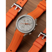 Mission To Moon Swatch Strap 20Mm / Orange / Omega