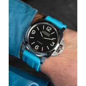 Panerai Yellow Rubber Strap 22Mm & 24Mm / Turquoise