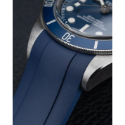 Tudor 20Mm Rubber Strap / Navy Blue