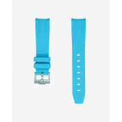 Rubber Strap For Rolex Submariner 41Mm 20Mm / Turquoise