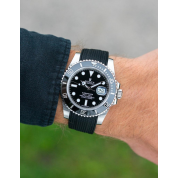 Rolex Submariner On A Strap 20Mm / Black