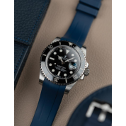 Rolex With Blue Strap 20Mm / Navy Blue