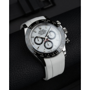 Rolex Daytona Rubber Strap White Gold 20Mm