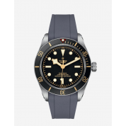 Omega Rubber Dive Strap 20Mm / Grey / Tudor