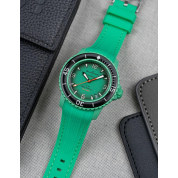 Rolex 22Mm Rubber Strap / Premium Indian Ocean Green / Blancpain