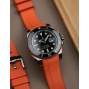 Rolex Style Watch Strap 20Mm / Orange