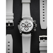 Rolex Daytona Rubber Strap 20Mm / White