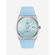 Tissot With Rubber Strap / Ice Blue