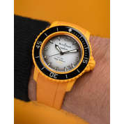 Swatch Fifty Fathoms Rubber Strap / Pacific Ocean Yellow