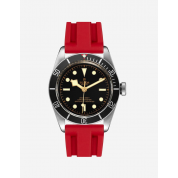 Tudor Black Bay 41 Rubber Strap 22Mm & 24Mm / Red