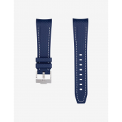 Strap For Blancpain X Swatch / Navy Blue & White Stitches