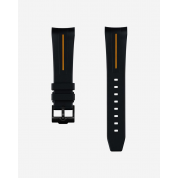 Swatch Swiss Watch Strap 22Mm / Black & Yellow Stripe / Blancpain