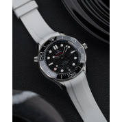 Omega Watches Black Strap 20Mm / White