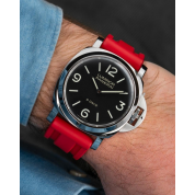 22Mm Panerai Style Strap 22Mm & 24Mm / Red