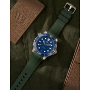 Omega Seamaster Straps Rubber 20Mm / Military Green