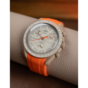 Omega Moonswatch Pluto Strap 20Mm / Orange