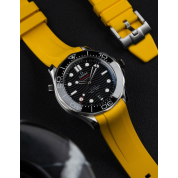 Omega Seamaster 22Mm Rubber Strap 20Mm / Yellow