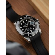 Rolex Submariner 41Mm Rubber Strap 20Mm / Black