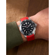 Seamaster On Rubber Strap 20Mm / Red / Omega